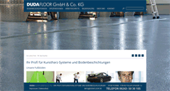 Desktop Screenshot of dudafloor.de